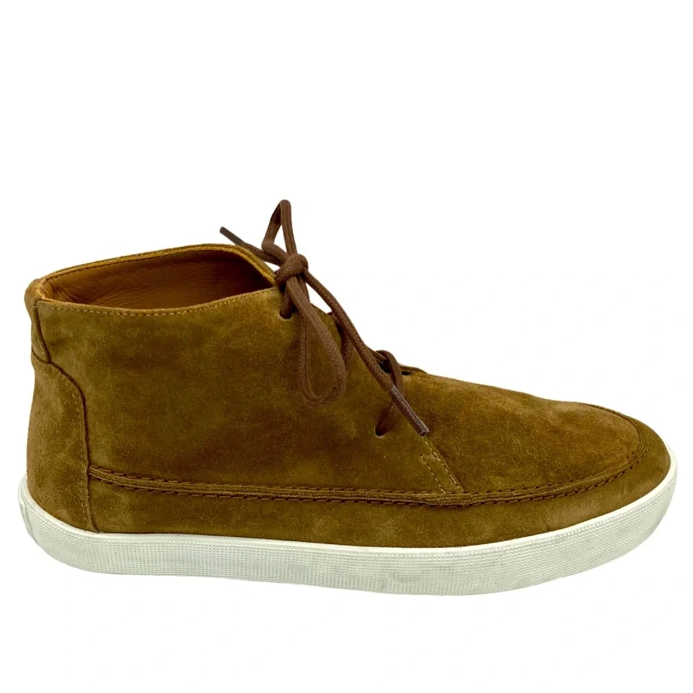 NWOB Longchamp Brown Suede Ankle Boots - Sz Fr 41 = US 8 - Picture 2 of 9